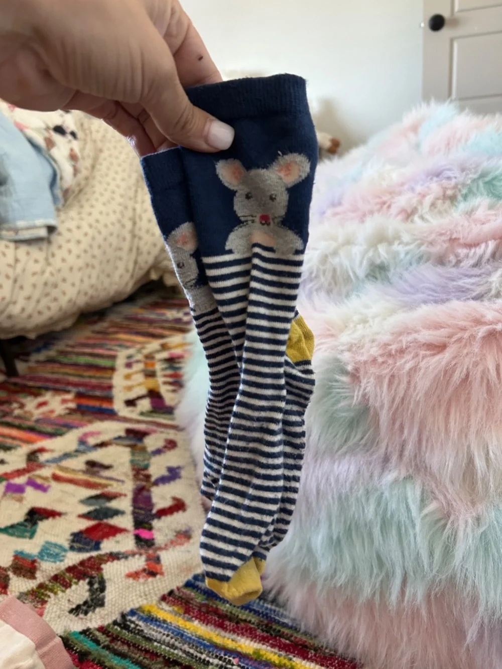Mini Boden pairs socks